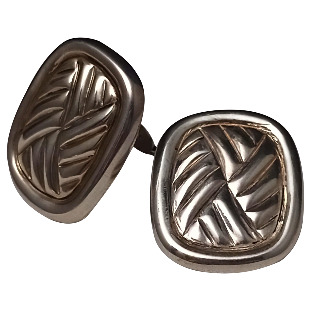 Pendientes de mosaico rectangular