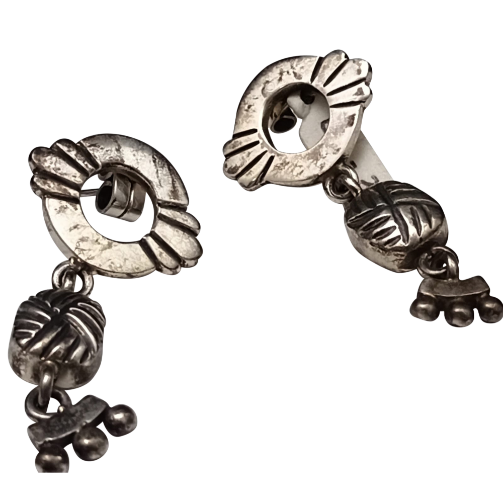 Pendientes de lágrima de mosaico