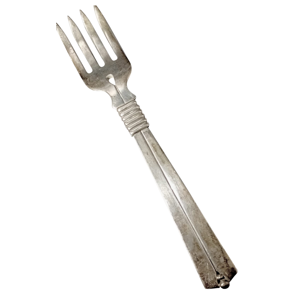 Tenedor de mesa texturizado 3