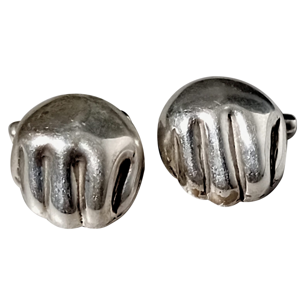 Gemelos con forma de mano