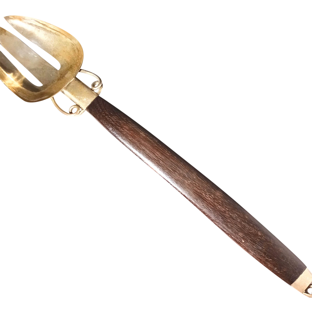 Tenedor de madera para servir