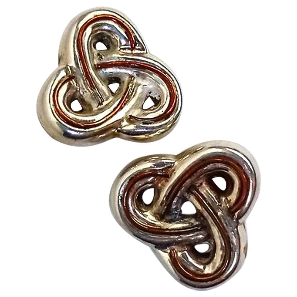 Pendientes de triqueta de cobre