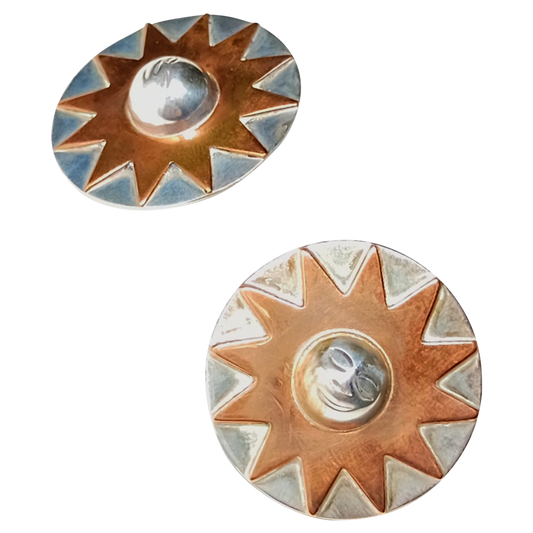 Pendientes Sol Cobre 2