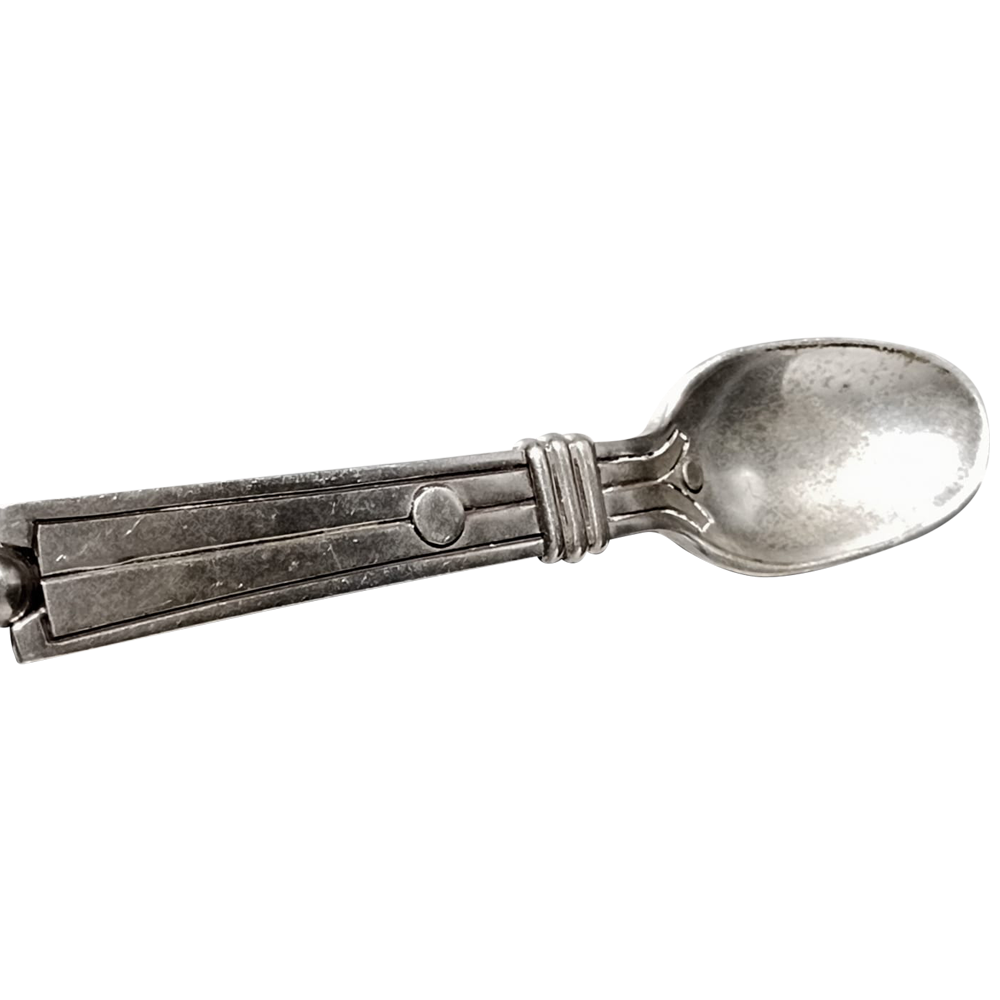 Cuchara de mesa texturizada