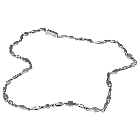 Collar de eslabones rombo