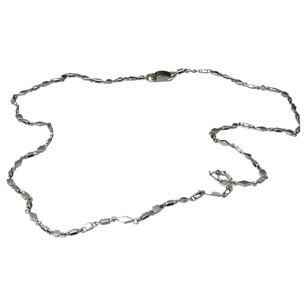 Collar de eslabones rombo 2