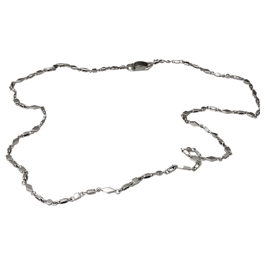 Collar de eslabones rombo 2