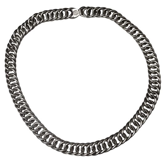 Collar de eslabones gruesos