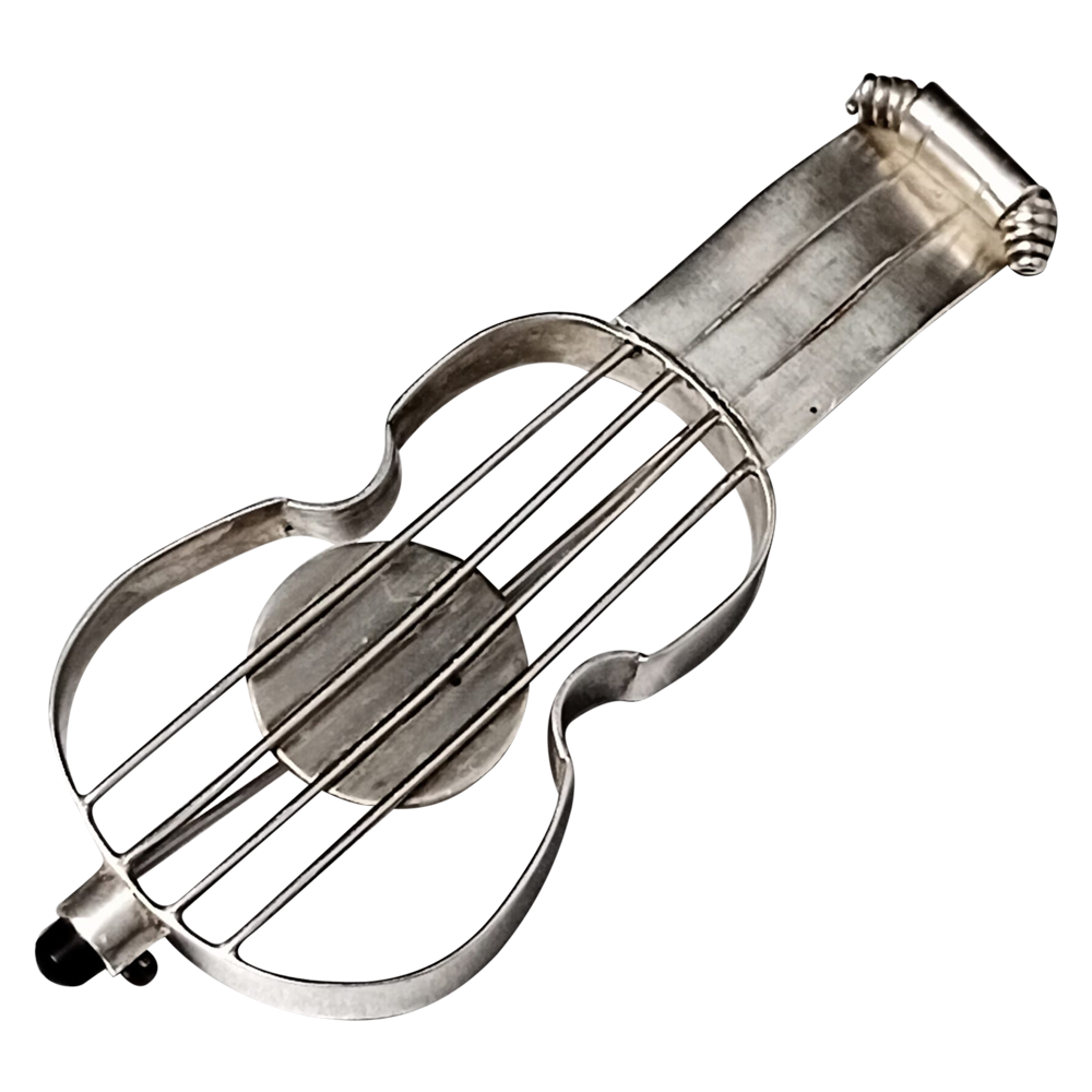 Guitar Brooch