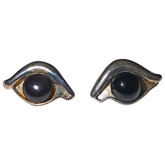Onyx Eye Earrings