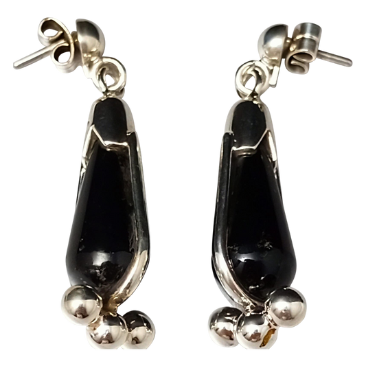 Onyx Dangle Earrings 2