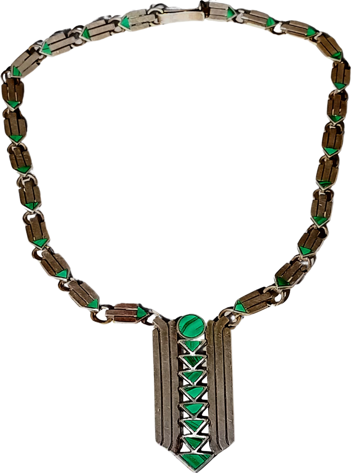 Collar de malaquita