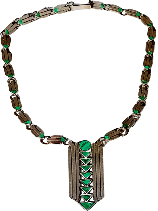 Collar de malaquita