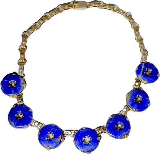 Collar con colgante de lapislázuli