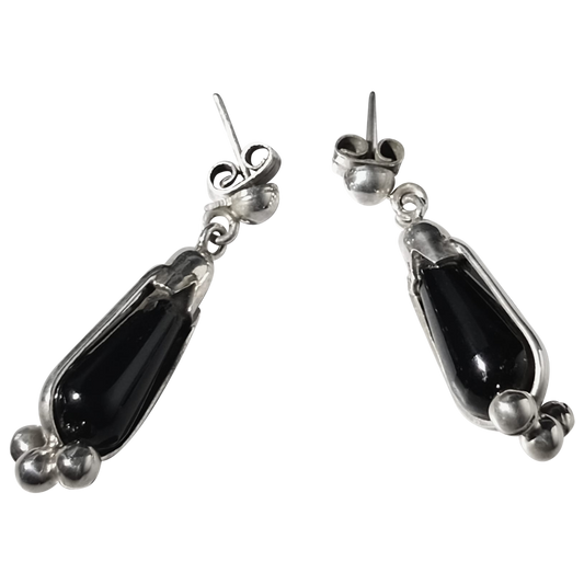 Pendientes colgantes de ónix 3