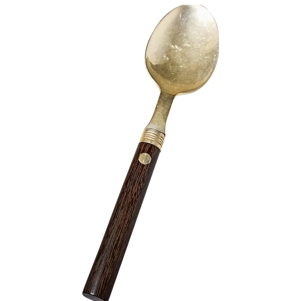 Cuchara con mango de madera
