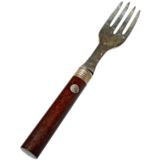 Tenedor con mango de madera 6