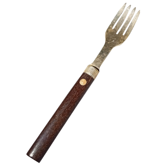 Tenedor con mango de madera 5