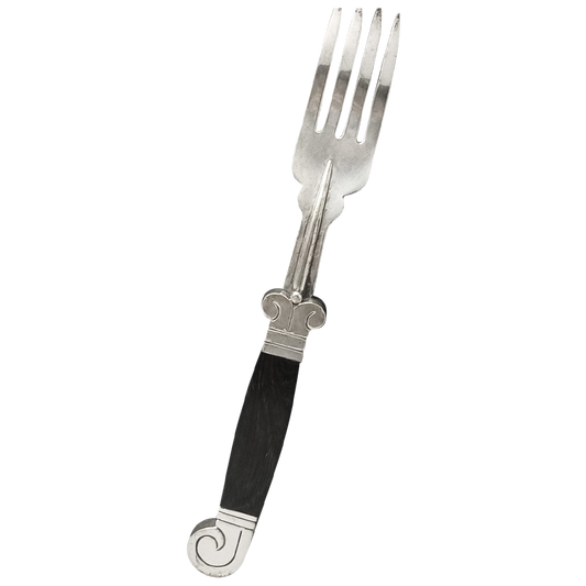 Tenedor con mango de madera 3