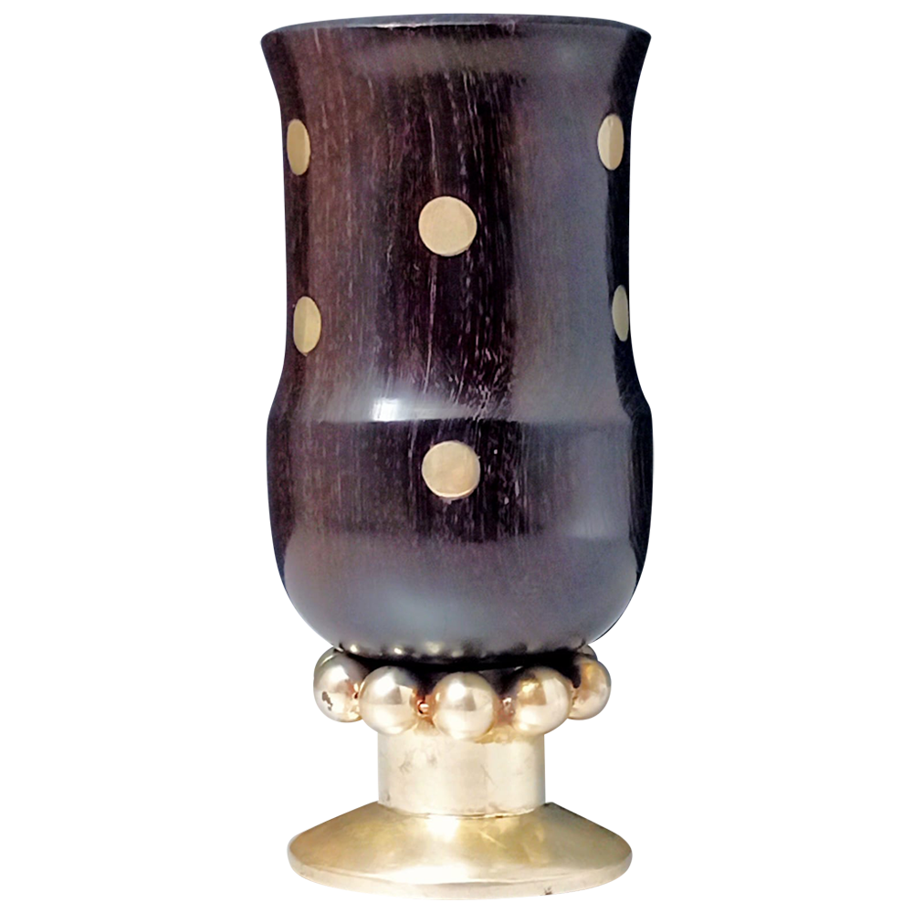 Plato de madera para cigarrillos