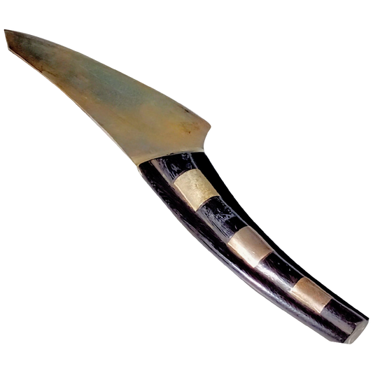 Cuchillo con mango de madera 3