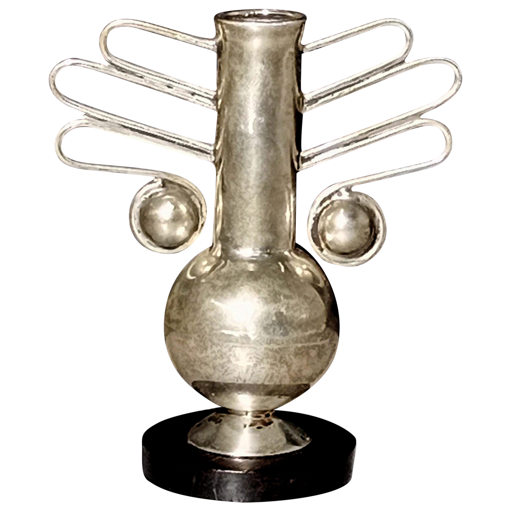 Vase with Wooden Base