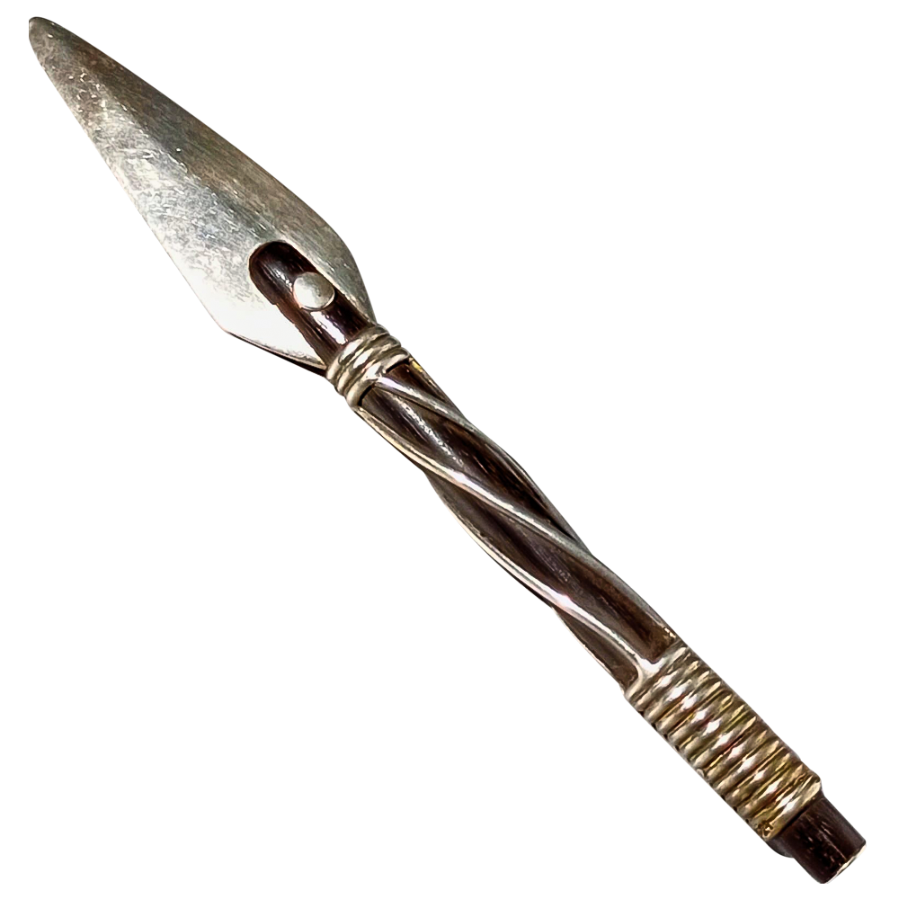 Cuchillo con mango de madera 2